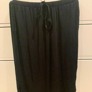 Midi Black Skirt, Size Medium